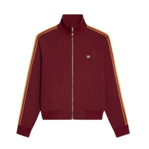 CELINE TRACKSUIT JACKET IN DOUBLE FACE JERSEY BLACK