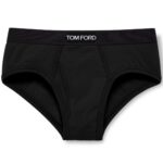 TOM FORD COTTON BRIEFS BLACK