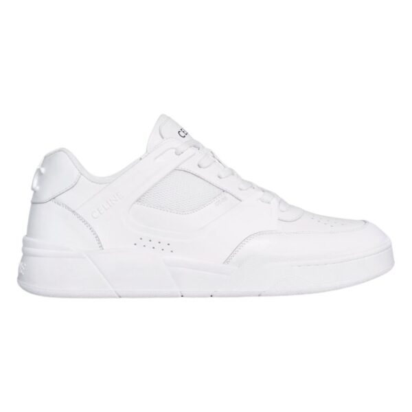 CELINE TRAINER CT 09 LOW LACE UP SNEAKER IN CALFSKIN AND MESH