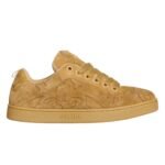 CELINE HUNTINGTON LOW LACE UP SNEAKER IN SUEDE CALFSKIN AND MESH