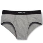 TOM FORD COTTON BRIEFS GREY