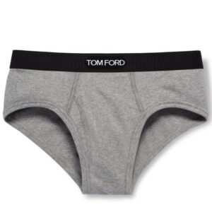 TOM FORD COTTON BRIEFS GREY