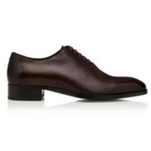 TOM FORD BURNISHED LEATHER ELKAN LACE UP