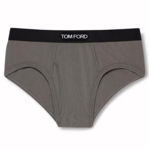 TOM FORD COTTON BRIEFS SLATE