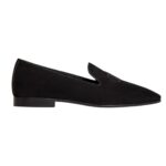 CELINE TRIOMPHE SLIPPERS IN SUEDE CALFSKIN