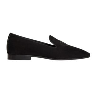 CELINE TRIOMPHE SLIPPERS IN SUEDE CALFSKIN