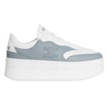 CELINE BLOCK SNEAKER WITH TRIOMPHE IN CALFSKIN ICE BLUE-OPTIC WHITE