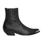 CELINE CRUISER BOOTS CHELSEA WITH METAL TOE IN CALFSKIN