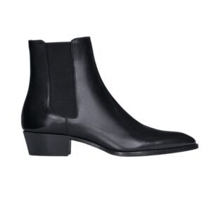 CELINE DRUGSTORE CHELSEA BOOT IN SHINY CALFSKIN
