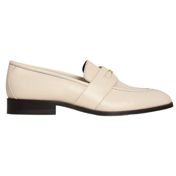 CELINE MALAQUAIS TRIOMPHE LOAFER IN POLISHED BULL LIGHT TAN - Image 2