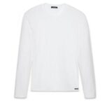 TOM FORD COTTON MODAL LONG SLEEVE CREW NECK T SHIRT