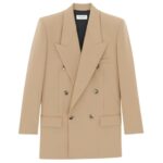SAINT LAURENT JACKET IN WOOL GABARDINE