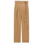 SAINT LAURENT PAPERBAG PANTS IN COTTON POPLIN