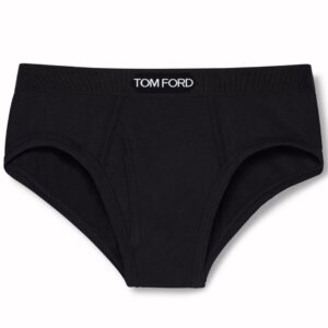 TOM FORD COTTON MODAL BRIEFS BLACK
