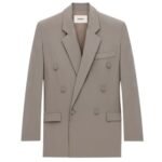 SAINT LAURENT JACKET IN SILK CREPE