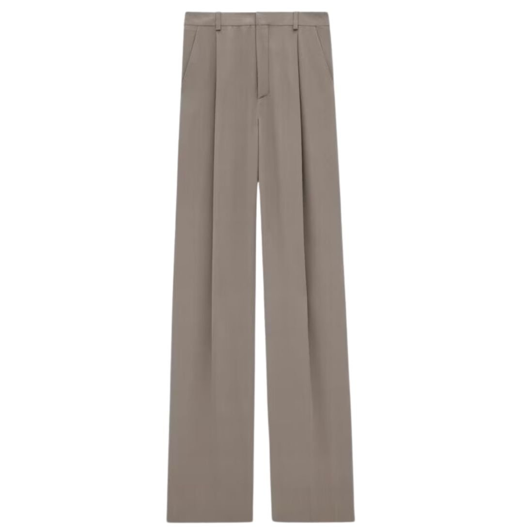 SAINT LAURENT PANTS IN SILK CREPE