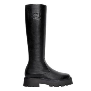CELINE BULKY ZIPPED BOOT IN CALFSKIN