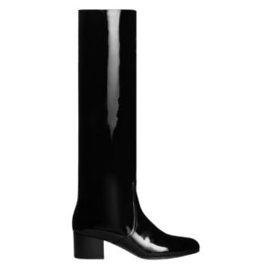 CELINE LES BOTTES TRIOMPHE HIGH BOOT IN PATENT CALFSKIN