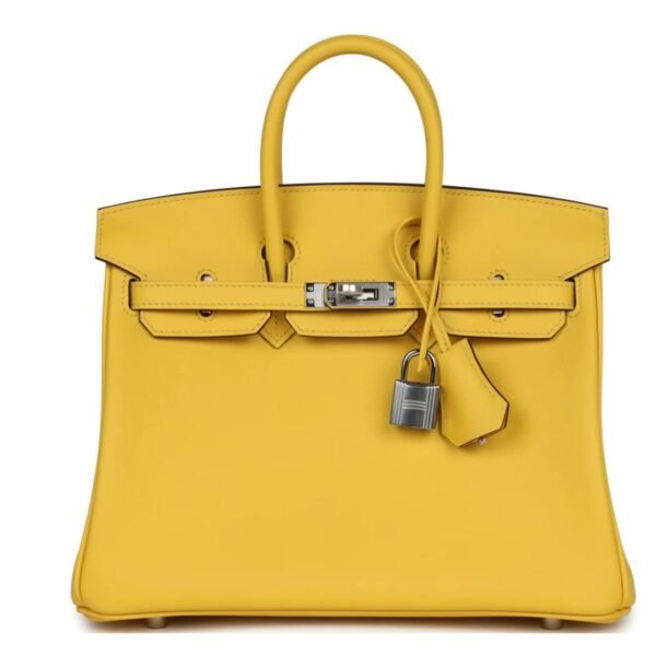 HERMÈS BIRKIN 25 JAUNE DE NAPLES SWIFT PALLADIUM HARDWARE
