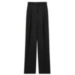 SAINT LAURENT PANTS IN SILK SATIN
