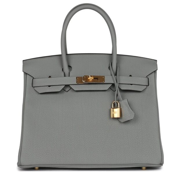 HERMÈS BIRKIN 30 GRIS MOUETTE TOGO GOLD HARDWARE