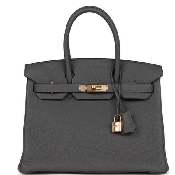 HERMÈS BIRKIN 30 ETAIN TOGO ROSE GOLD HARDWARE