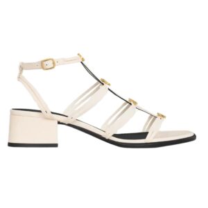 CELINE CLEMENCE MULTI TRIOMPHE SANDAL IN LAMBSKIN GLACIER