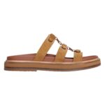 CELINE SLIDES TIPPI IN SUEDE CALFSKIN