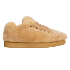 CELINE HUNTINGTON LOW TOP SNEAKER IN SHEARLING