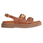 CELINE TIPPI TRIOMPHE SANDAL IN CALFSKIN