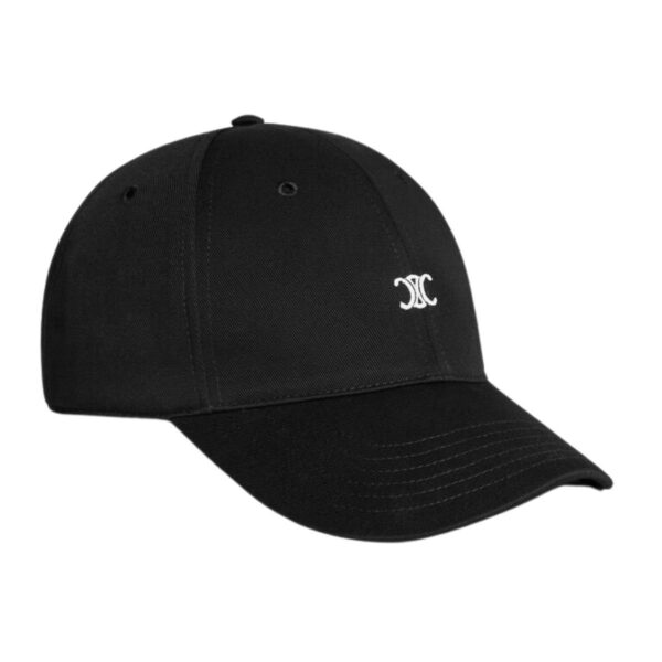 CELINE TRIOMPHE BASEBALL CAP IN COTTON NAVY - Image 2