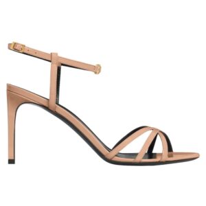 CELINE SOIR SANDAL IN PATENT CALFSKIN BEIGE ROSE