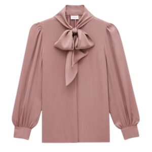SAINT LAURENT BLOUSE IN SILK CHARMEUSE
