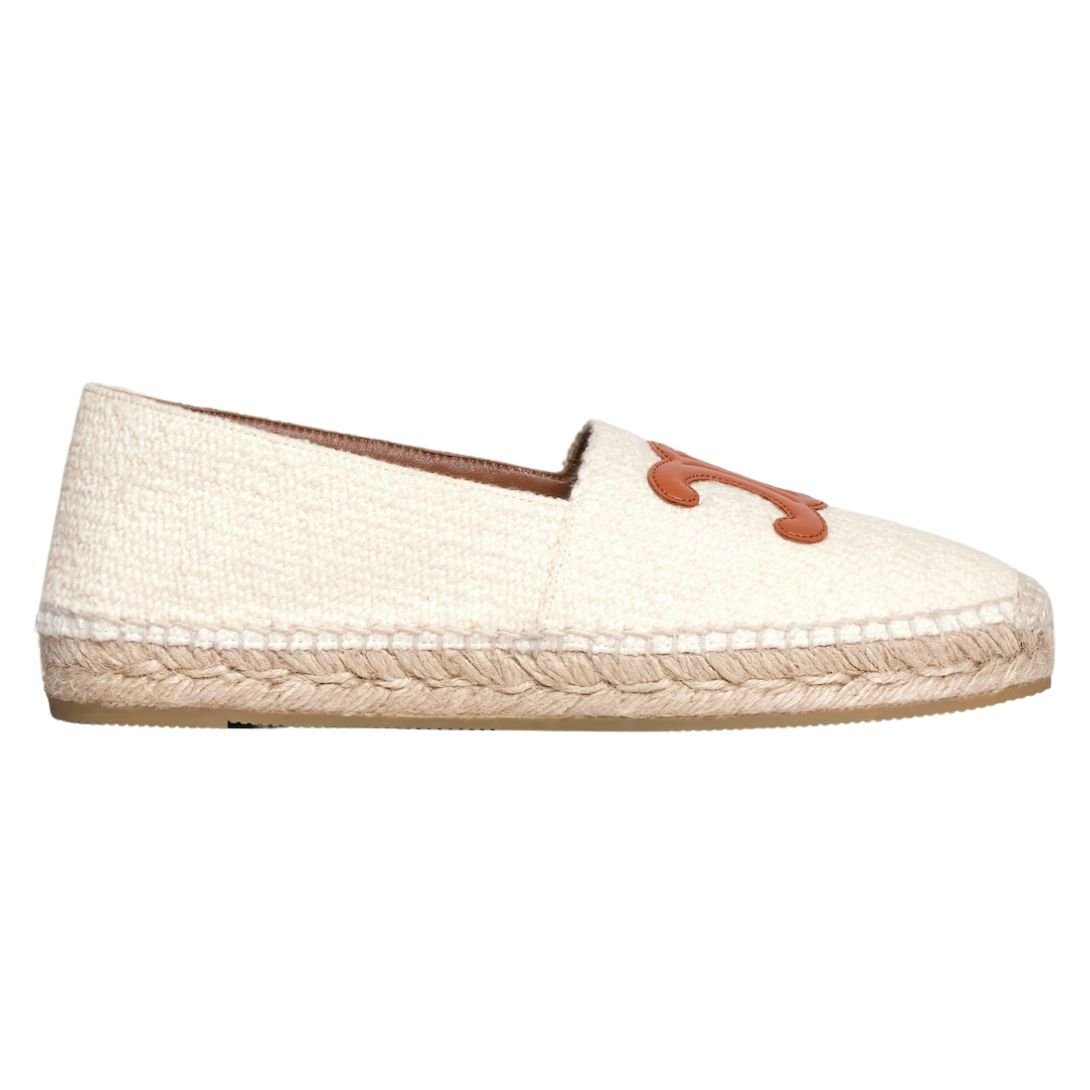 1-1224-2.jpg LES ESPADRILLES CELINE IN TWEED AND CALFSKIN