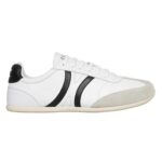 CELINE JOGGER LOW LACE UP SNEAKER IN CALFSKIN AND SUEDE CALFSKIN OPTIC WHITE