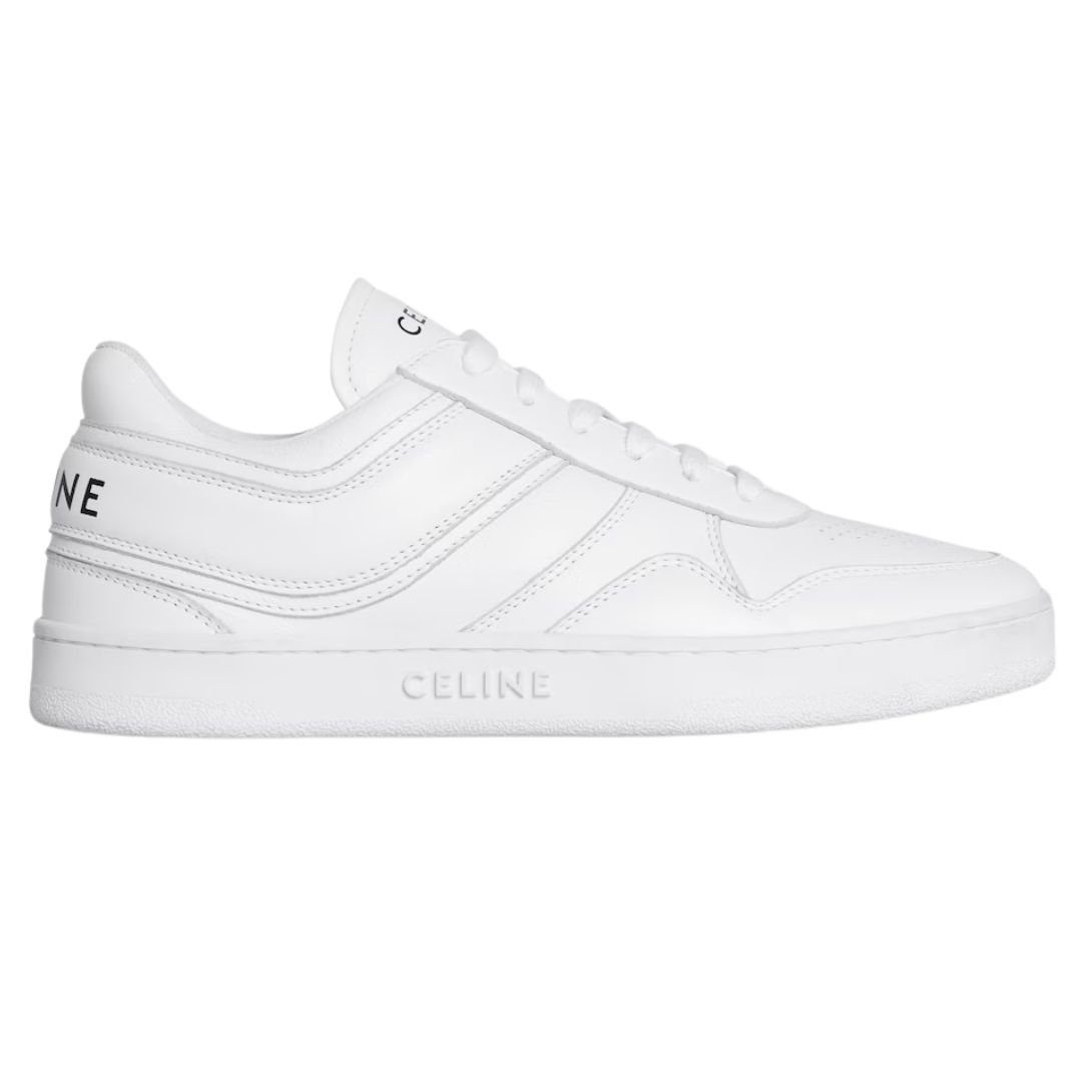 1-1233-2.jpg CELINE TRAINER LOW LACE-UP SNEAKER IN CALFSKIN