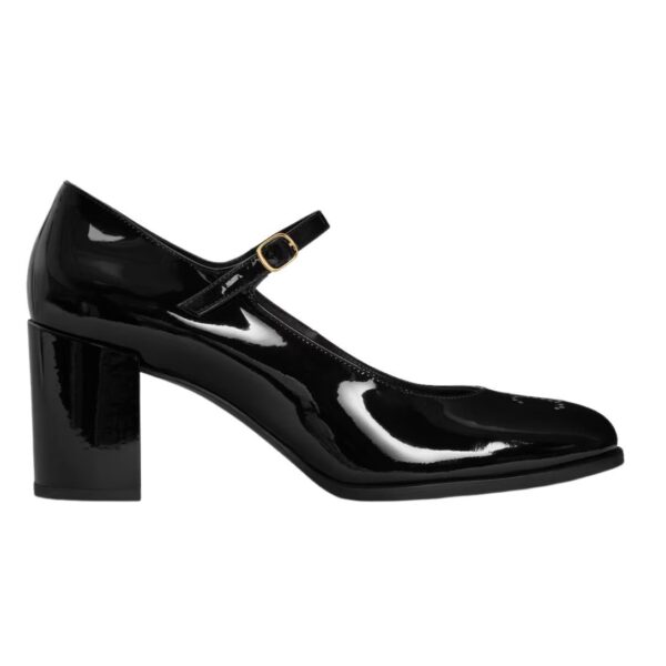 CELINE LILY PERFORATED TRIOMPHE BABIES IN PATENT CALFSKIN