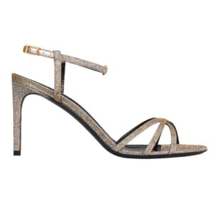 CELINE SOIR SANDAL IN IRIDESCENT FABRIC