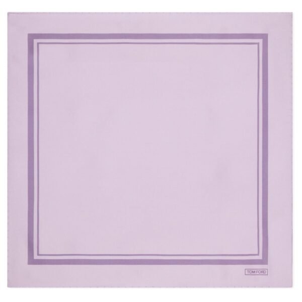 TOM FORD TONAL FRAME POCKET SQUARE LIGHT BLUE - Image 2