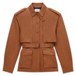 SAINT LAURENT SAHARIENNE JACKET IN LAMBSKIN