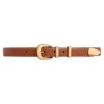 CELINE MEDIUM WESTERN BELT IN NATURAL CALFSKIN