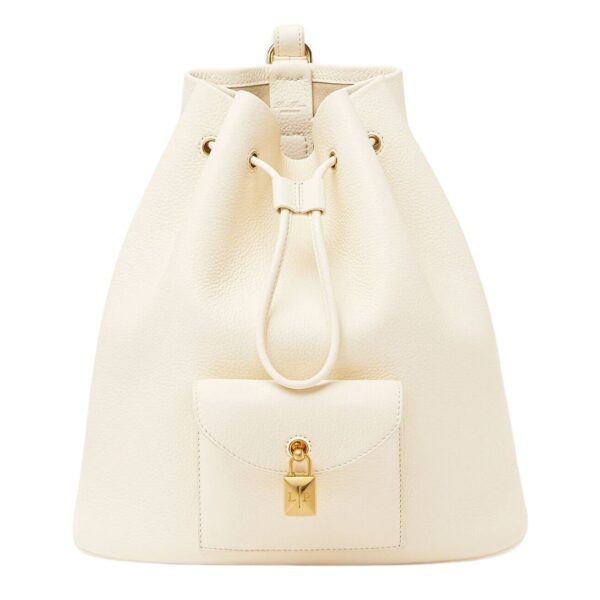 LORO PIANA EXTRA DRAWSTRING BACKPACK L27 BLUE NAVY - Image 2