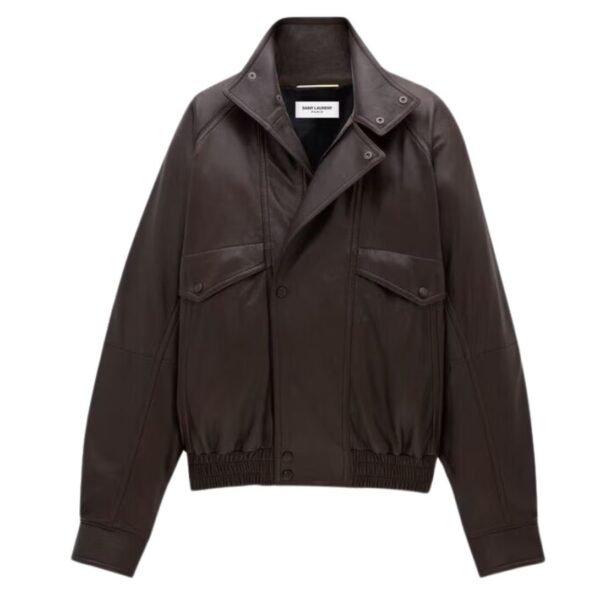 SAINT LAURENT BOMBER JACKET IN LAMBSKIN
