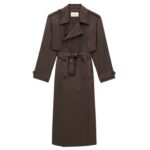 SAINT LAURENT TRENCH COAT IN SILK
