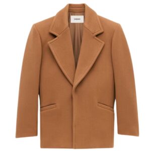 SAINT LAURENT SHORT COAT IN WOOL
