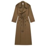 SAINT LAURENT TRENCH COAT IN COTTON TWILL