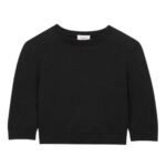 SAINT LAURENT CROP TOP IN WOOL
