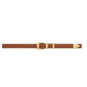 CELINE SMALL WESTERN BELT IN NATURAL CALFSKIN