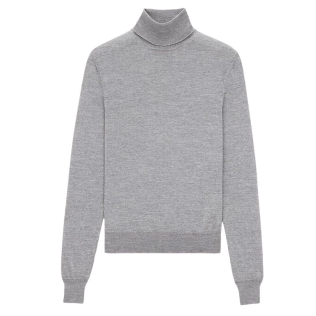 1-1295.jpg SAINT LAURENT CASSANDRE TURTLENECK SWEATER IN WOOL