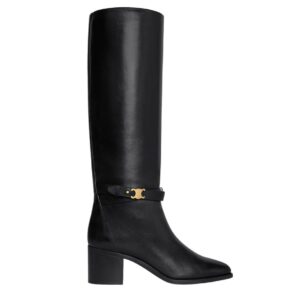 HIGH CELINE RAIN BOOTS IN NATURAL RUBBER